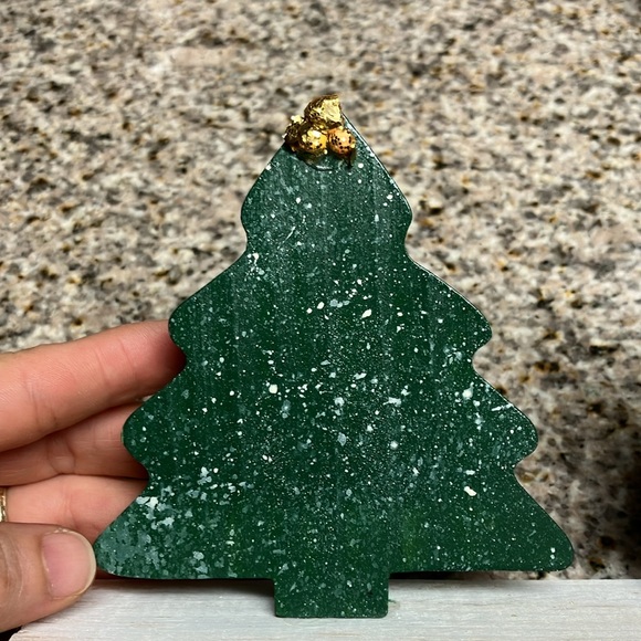 Christmas wood rustic tree decoration - Picture 4 of 5